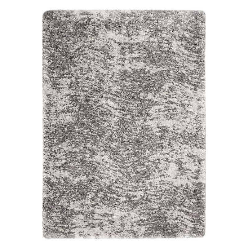 Nourison Luxurious Shag Abstract Wave Indoor Rug