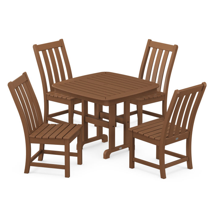 Polywood Vineyard 5-Piece Side Chair Dining Set PWS659-1