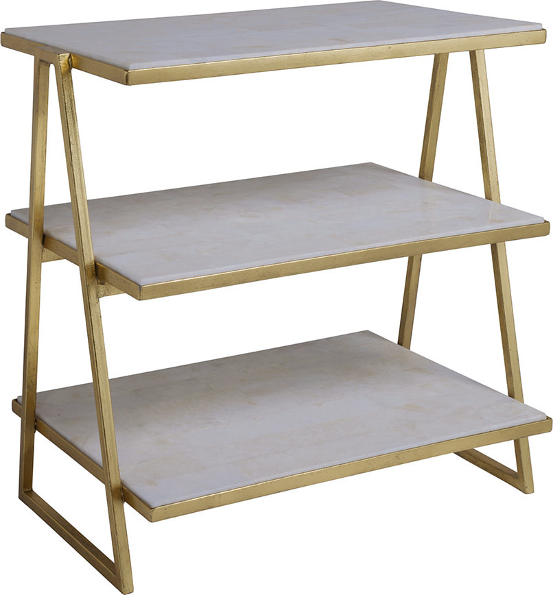 Cumulus Triangular Tier Table   Contemporary   Side Tables And End Tables   by HedgeApple  Houzz