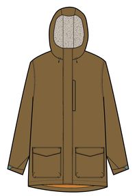 Alaska Recycled Jacket - Rubber