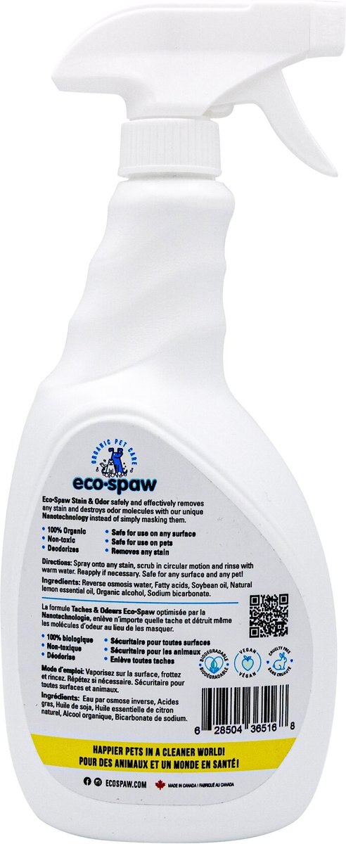 EcoSpaw Stain and Odor Natural Lemon Scent Dog Cleaner