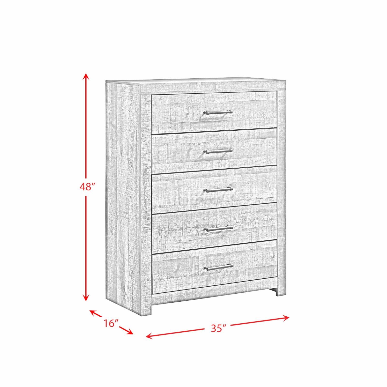 Picket House Furnishings Beckett 5-Drawer Chest