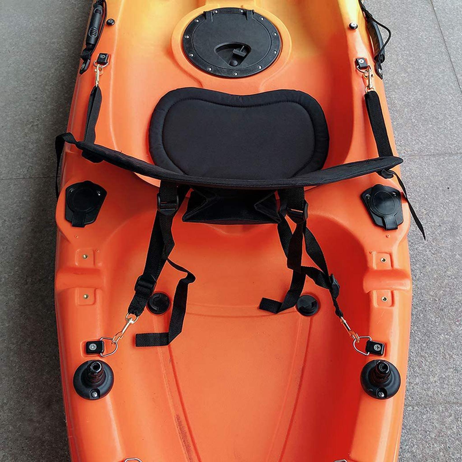 1x kayak boat seat Cushion with Storage Bag Universal Back Rest for Paddle Board