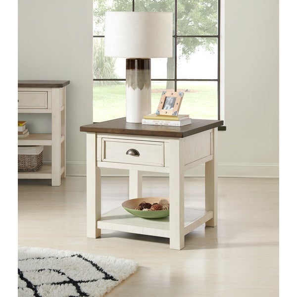 The Gray Barn Downington Solid Wood End Table