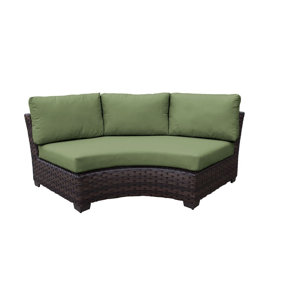 Kathy Ireland River Brook Wicker 4 piece Outdoor Patio Set