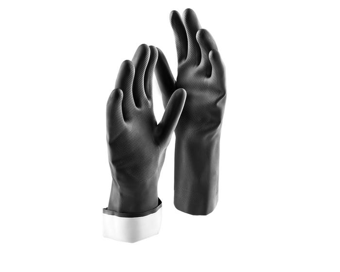 Libman Industrial Reusable Rubber Gloves， Large/XL - 1244