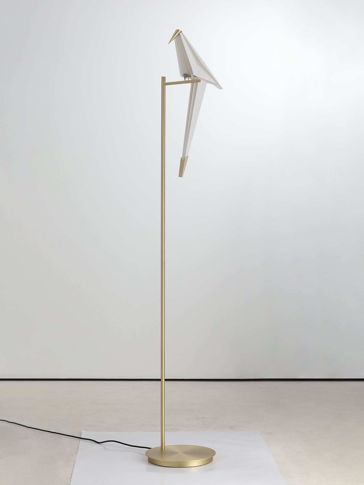 Paper Crane Bird Floor Lamp