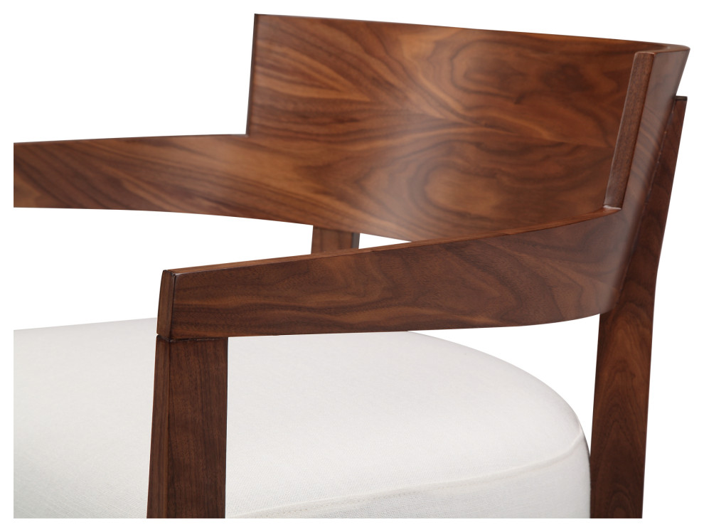 Volta Arm Chair   Midcentury   Armchairs And Accent Chairs   by Homesquare  Houzz