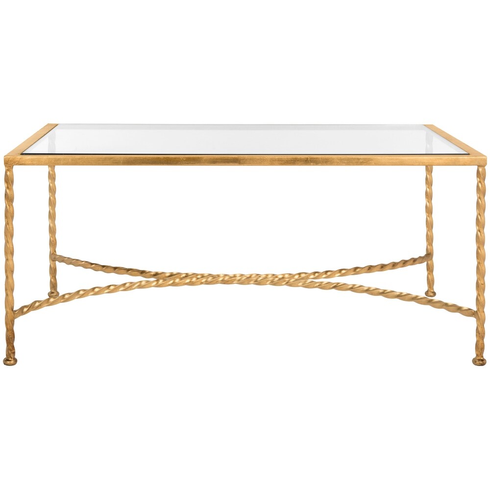 SAFAVIEH Couture Matilda Glass Coffee Table   40\