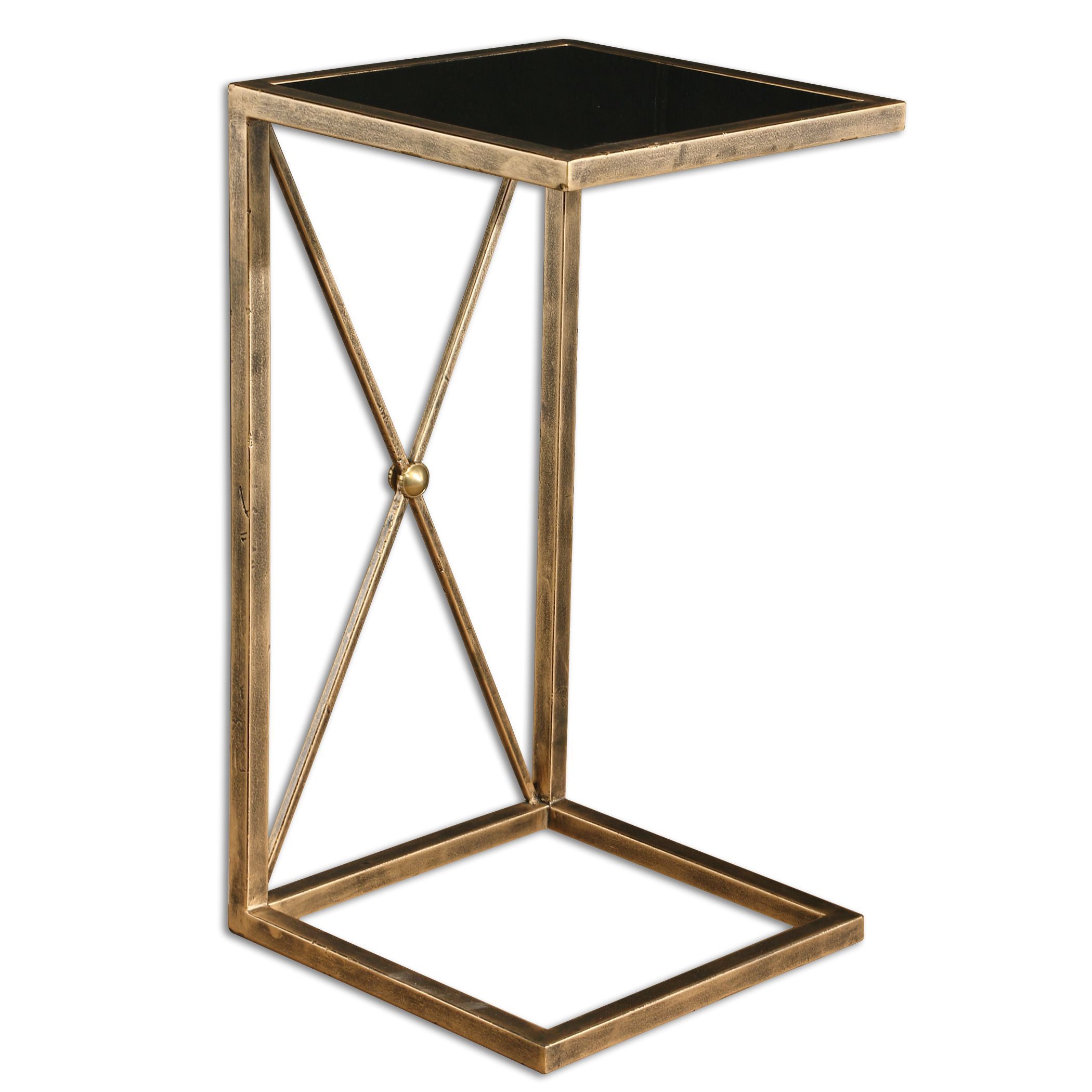 Uttermost Zafina Gold Side Table