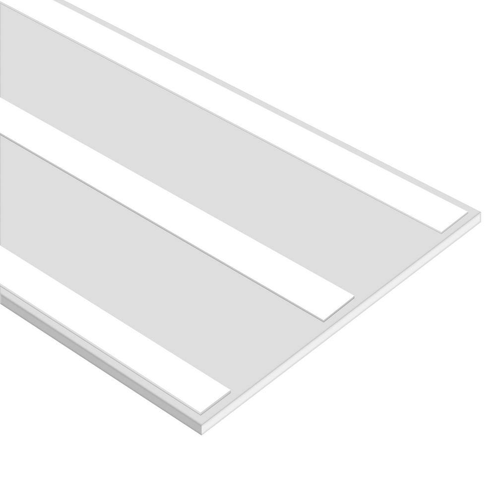 ALLURE Seacoast White 5 in. W x Multi-Length Peel and Stick Vinyl Wall Plank (20 sq. ft.case) LS16534128