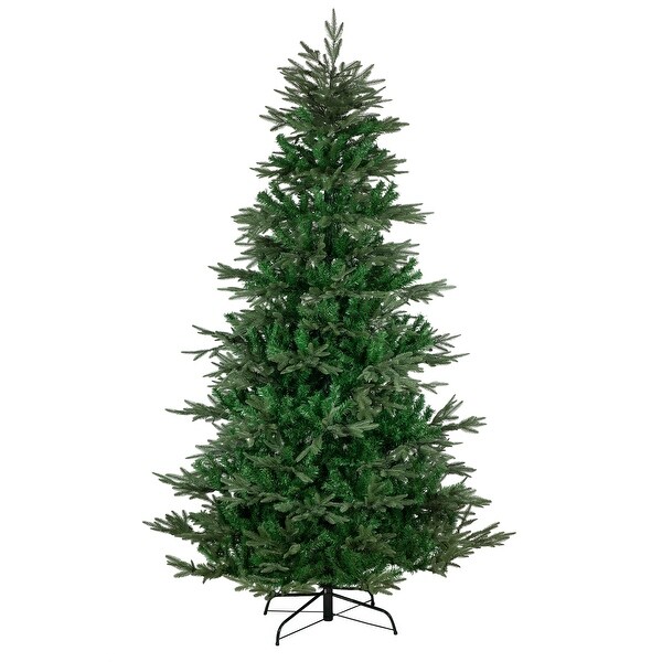 real touch™️ full hudson fir artificial christmas tree unlit 7.5'