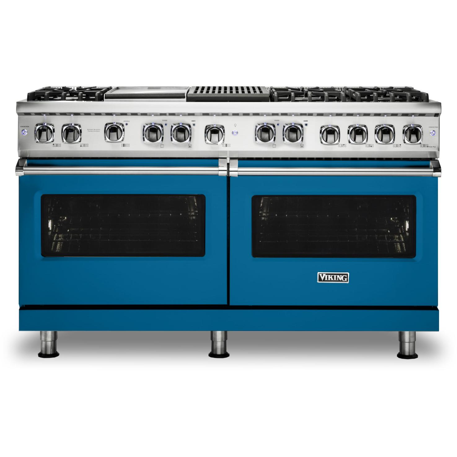 Viking 60-inch Freestanding Dual-Fuel Range with TruConvec Convection Cooking CVDR560-6GQAB