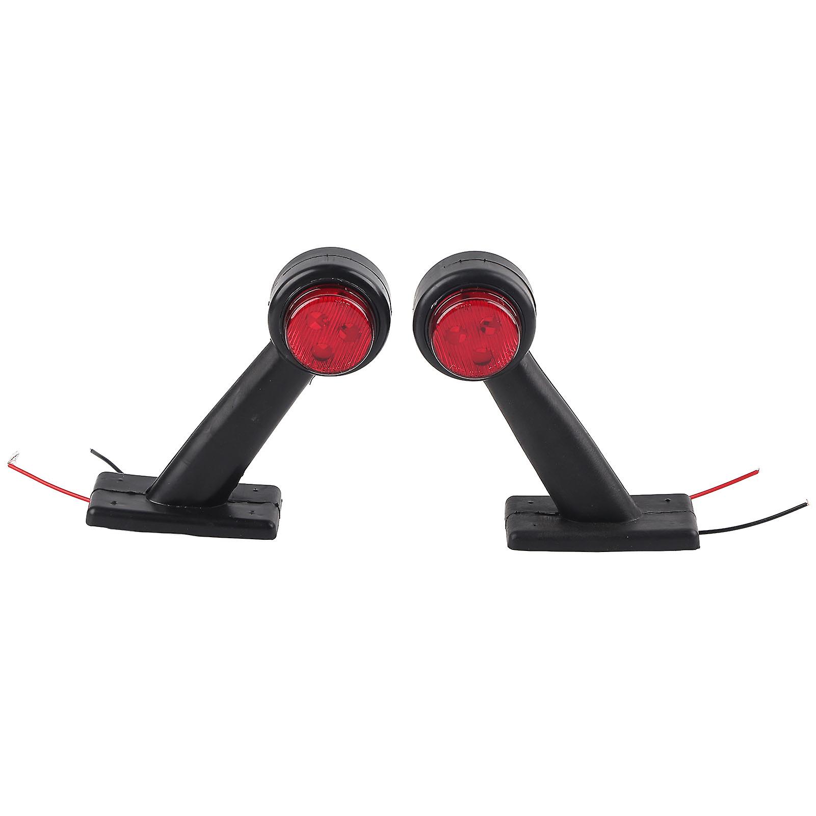 2pcs 12 Led 10v30v Elbow Side Marker Indicator Light Lamp Side Marked Lamp For Car Truck (x2)