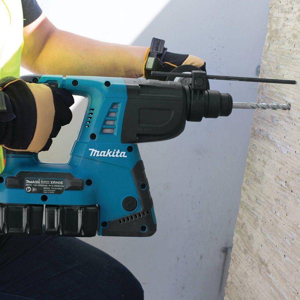 Makita 18V X2 LXT Lithium-Ion (36V) 1 in. Cordless SDS-Plus ConcreteMasonry Rotary Hammer Drill (Tool-Only) XRH05Z