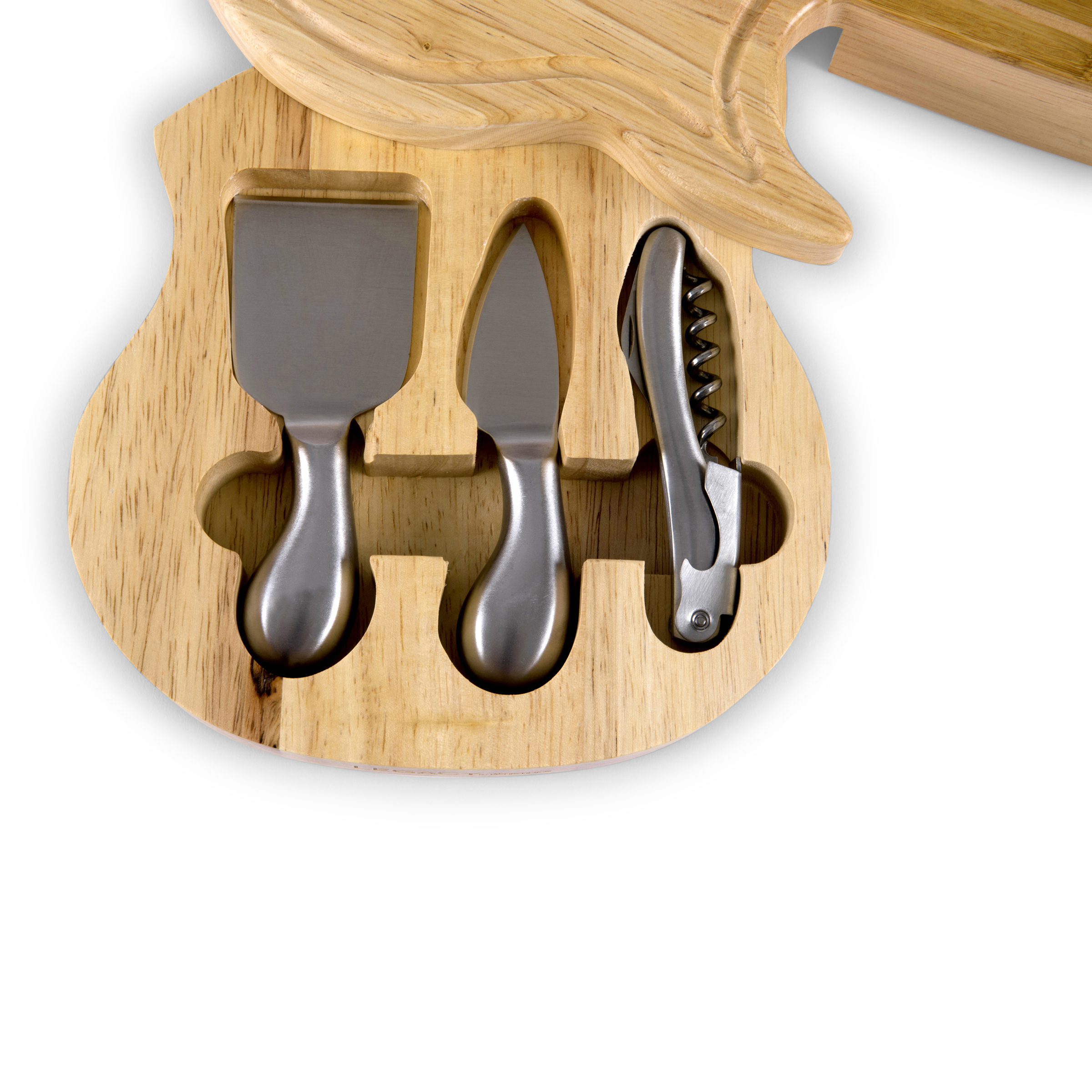 TOSCANA Guitar Cheese Cutting Board and Tools Set