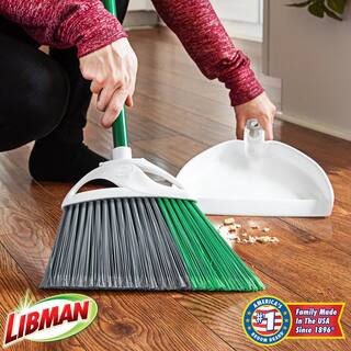 Libman Precision Angle Broom with Dust Pan 206