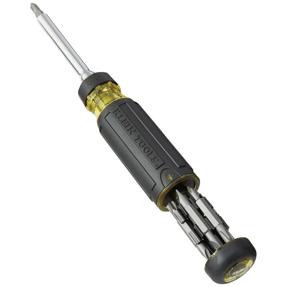 Klein Tools 15-in-1 Multi Bit Screwdriver Ratcheting 32305