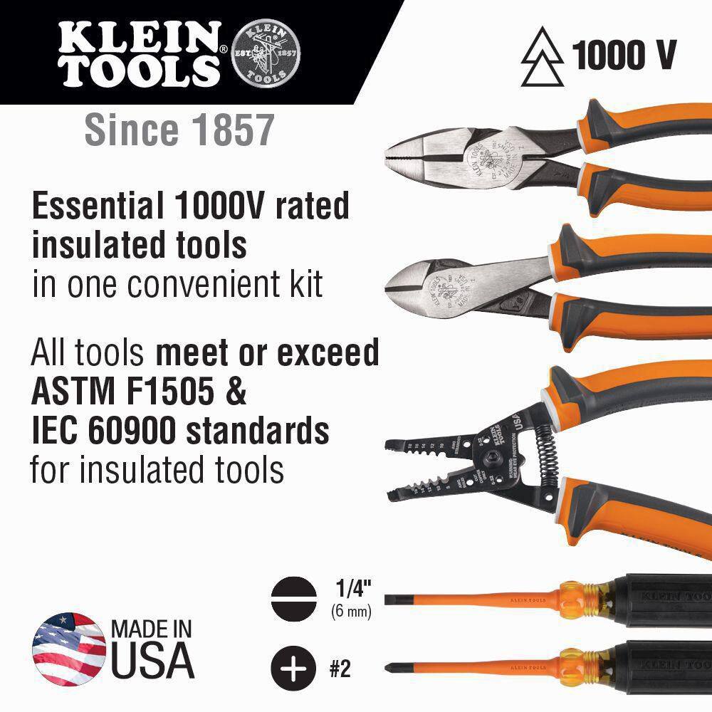 Klein Tools 1000V Insulated Tool Set 5-Piece 94130