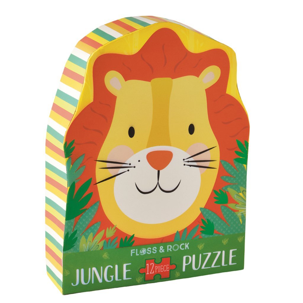 Lion Jigsaw Puzzle - 12 Pieces by Floss & Rock