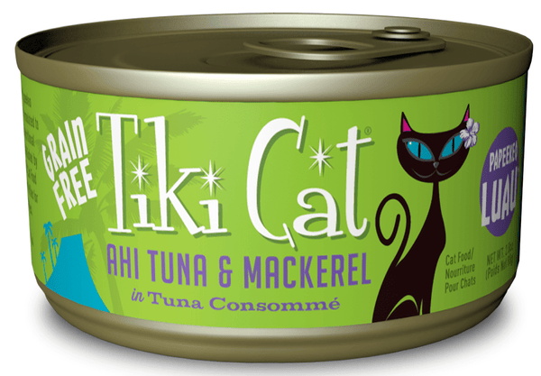 Tiki Cat Papeekeo Luau Grain Free Ahi Tuna And Mackrel In Tuna Consomm