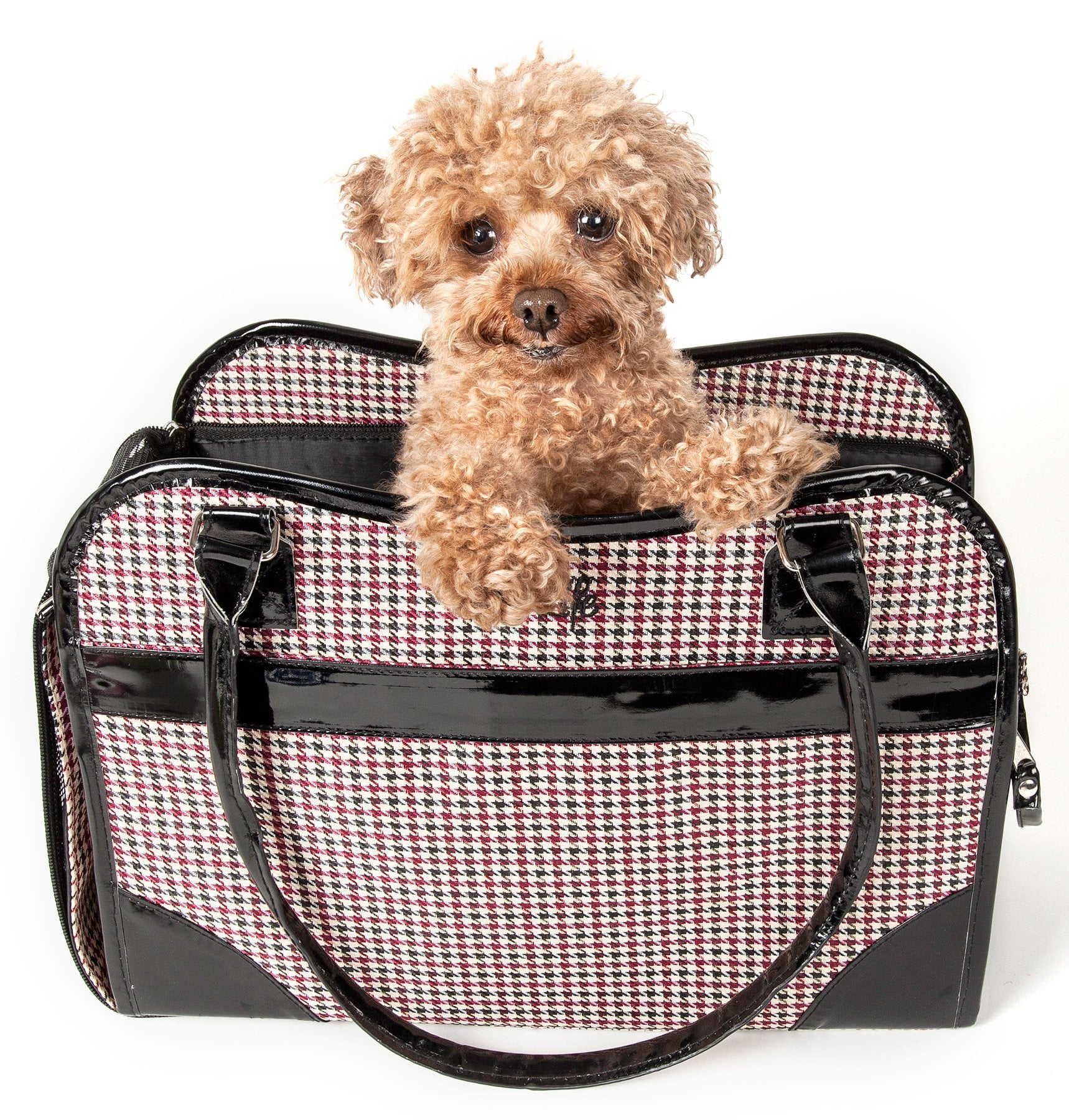 Pet Life ® Exquisite Airline Approved Designer Travel Pet Dog Handbag Carrier