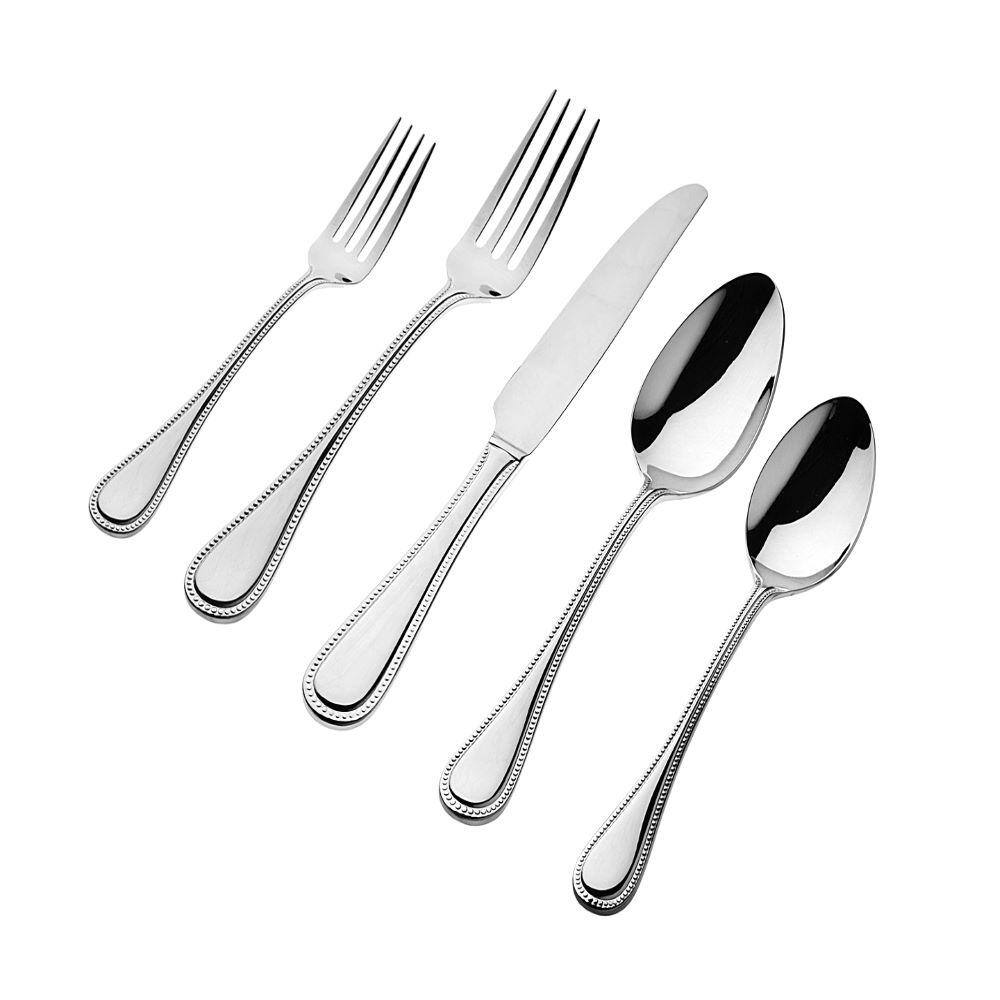 Godinger 77-Piece Stainless Steel Flatware Set (Service for 12) 42009