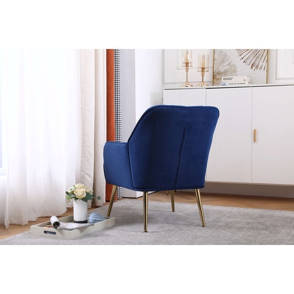 Modern Mid Century Chair velvet Sherpa Armchair