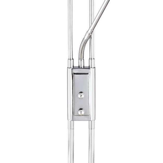 Tall Chrome Silver Metal Led Adjustable For Living Room Bedroom House Home