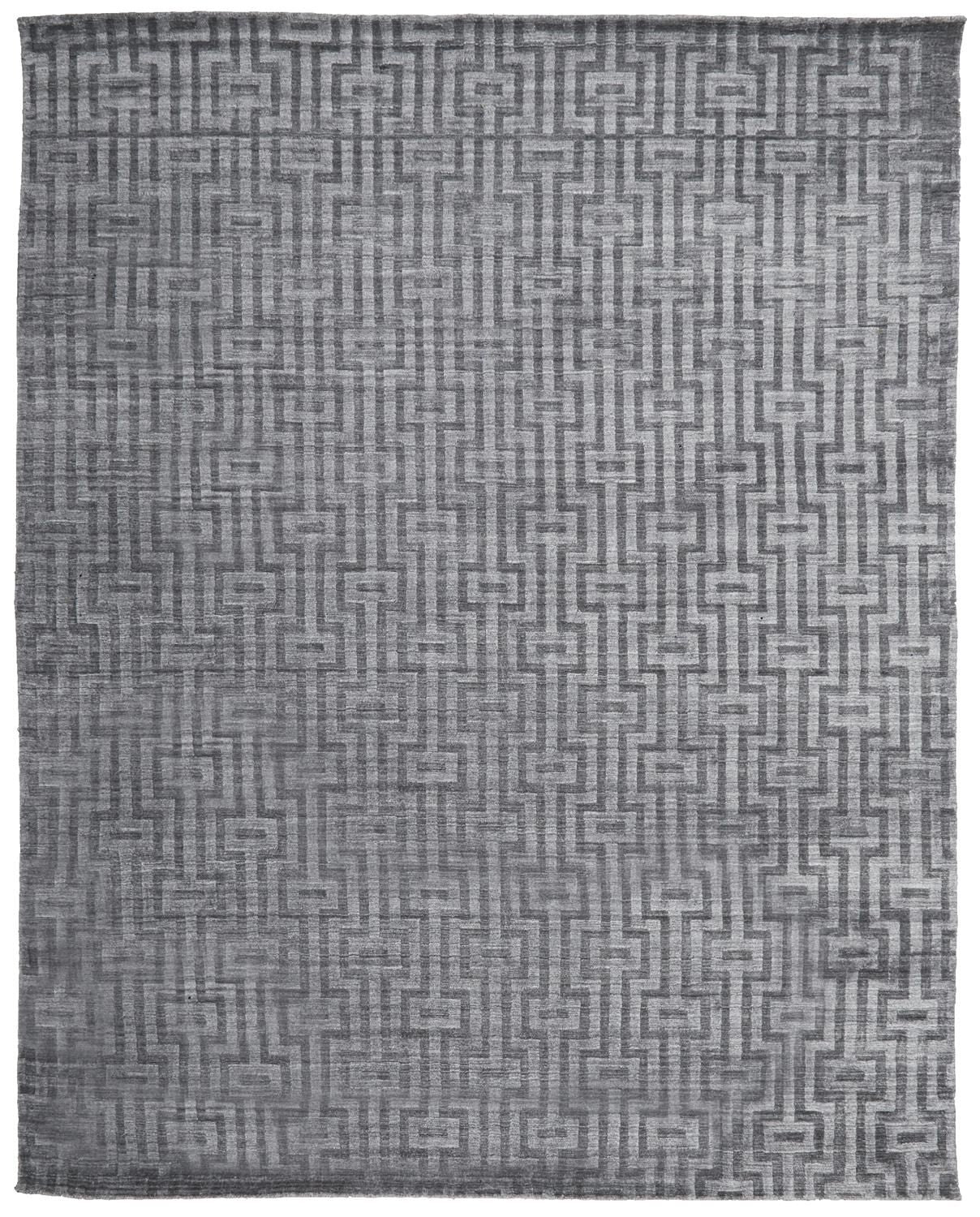 Savona Hand Woven Gray and Silver Rug by BD Fine