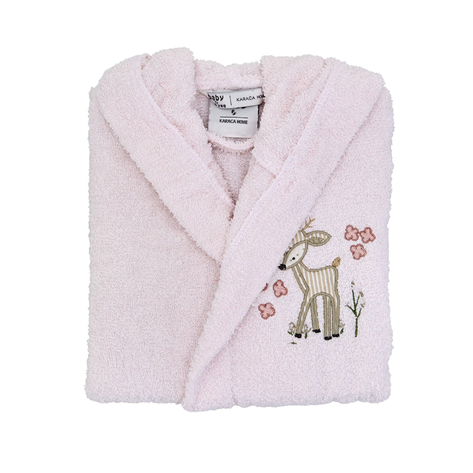 Karaca Home Doe 5-8 Years Old Kids Bathrobe - Pink 200.16.01.0099