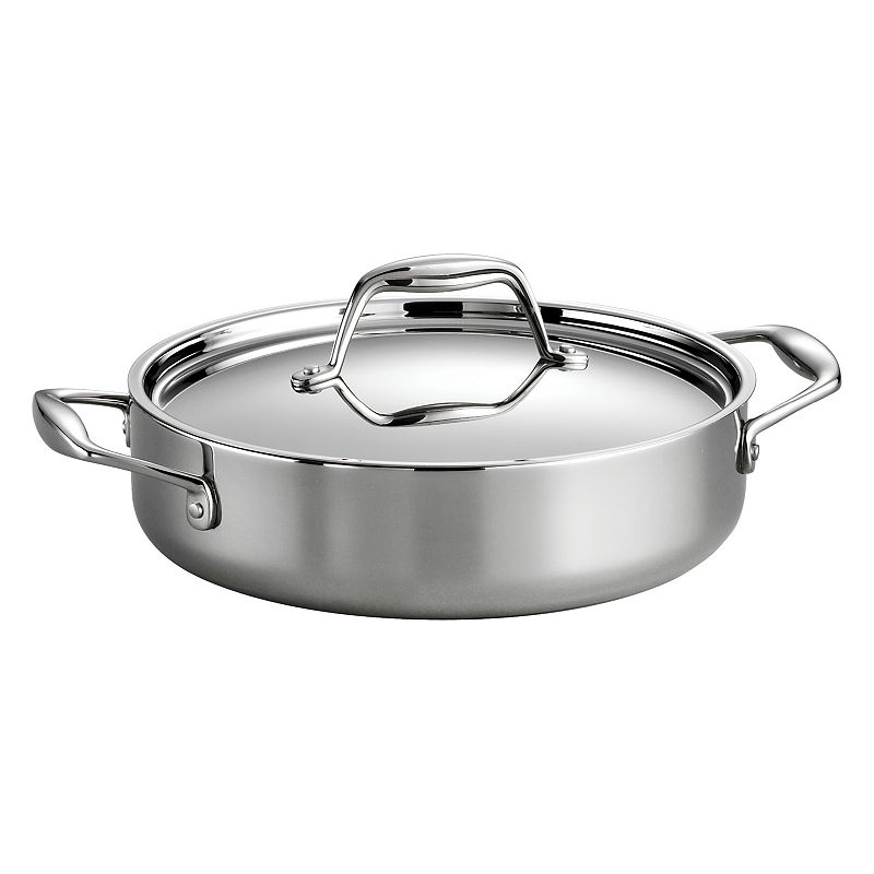 Tramontina Gourmet Tri-Ply Clad Stainless Steel 3-qt. Braiser