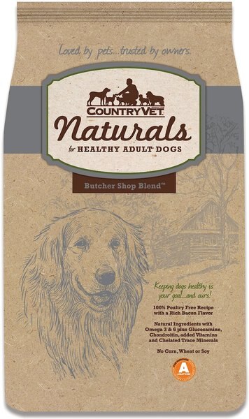 Country Vet Naturals Butcher Shop Blend Beef and Bacon Flavor Dry Dog Food