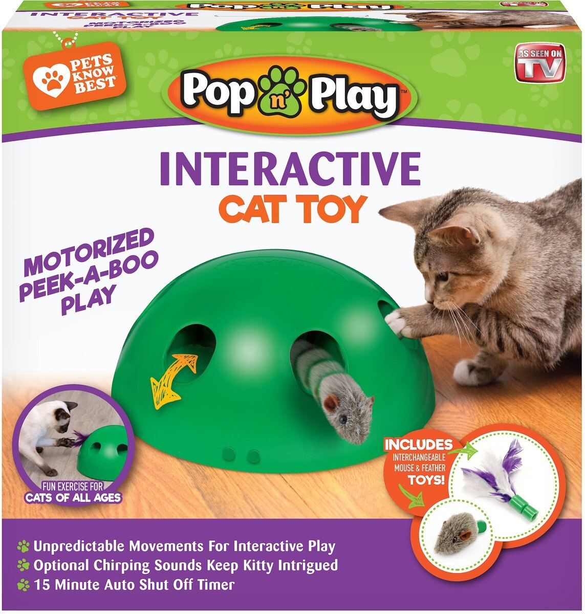 Allstar Innovations Pop N' Play Basic Cat Toy