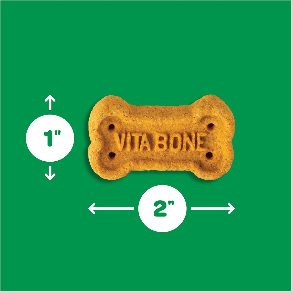 Vita Bone Multi Flavors Crunchy Biscuit Dog Treats， Small