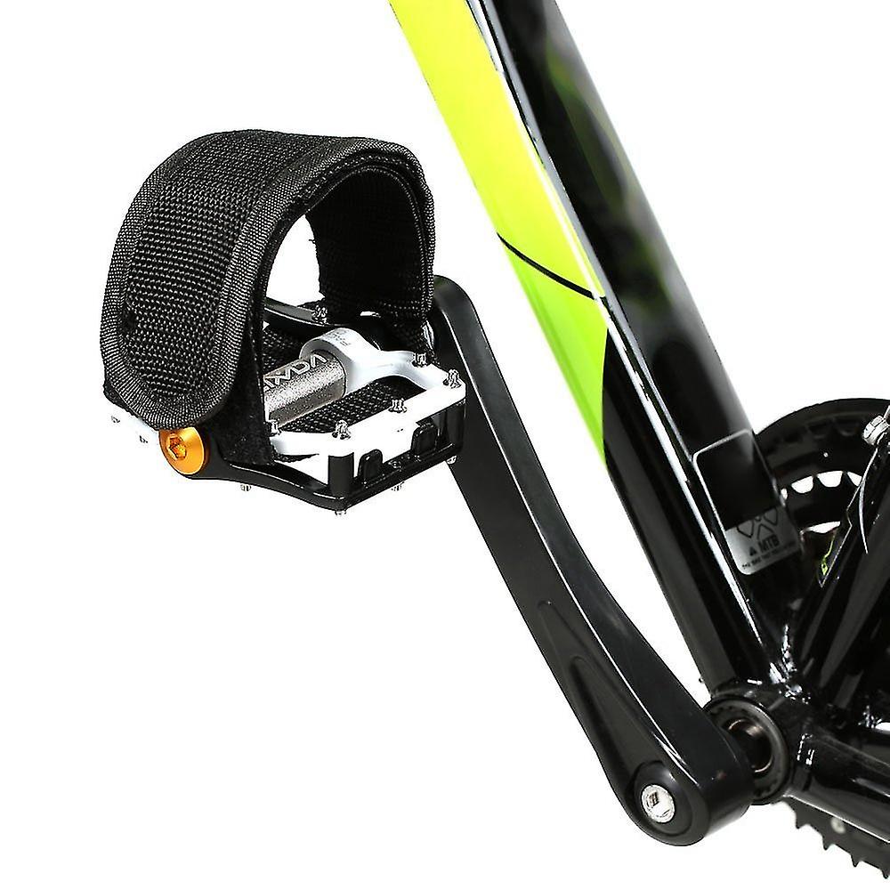 Bicycle Anti-slip Double Adhesive Straps Pedal Toe Clip Black