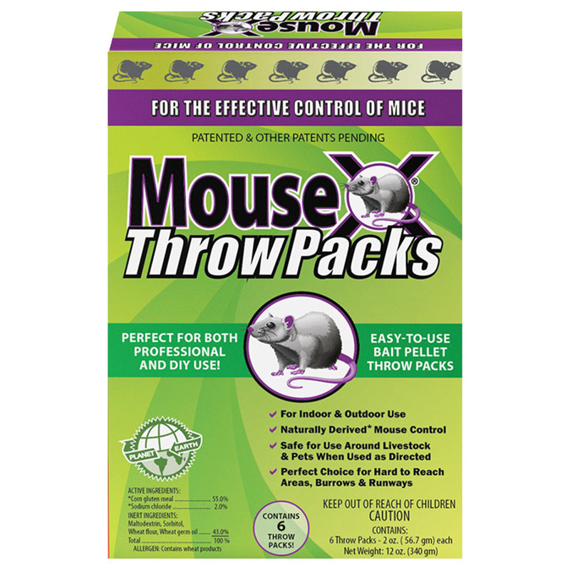 MOUSE X THROW PACKS 6PK