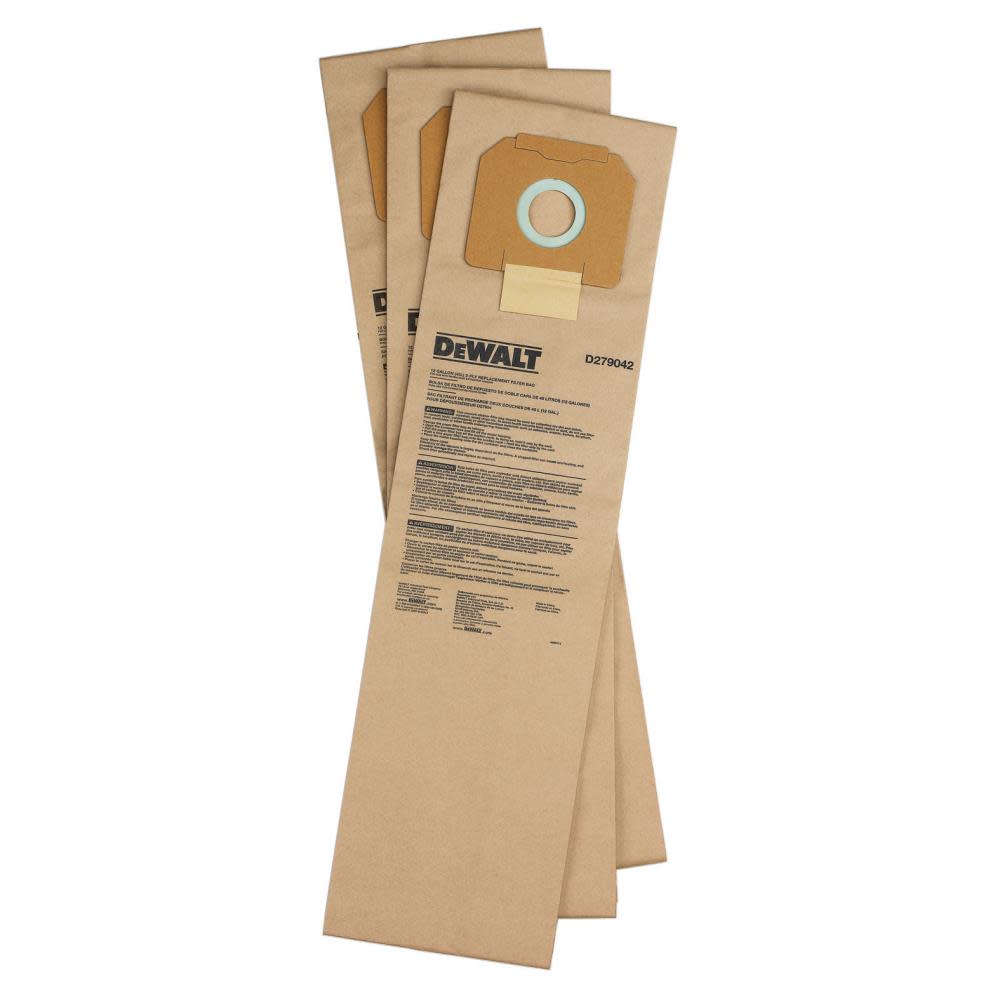 DEWALT Paper Filter Bag for D27904 D279042 from DEWALT