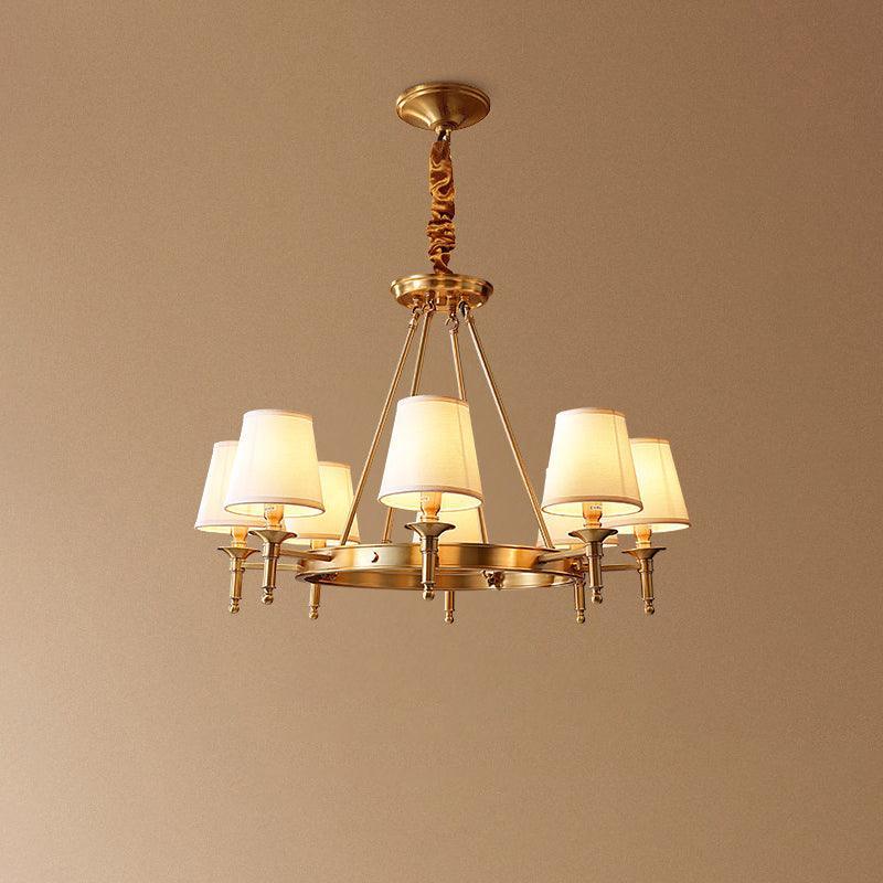 Antique Brass Chandelier