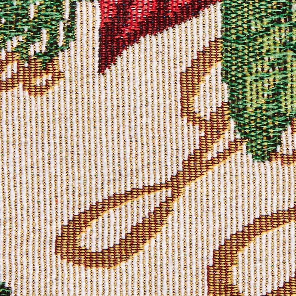 Violet Linen Seasonal Xmas Christmas Holiday Tapestry Pattern  13\