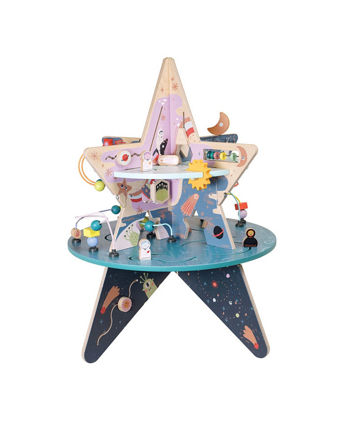 Manhattan Toy Company Double-Decker Celestial Star Explorer Wooden Activity Center