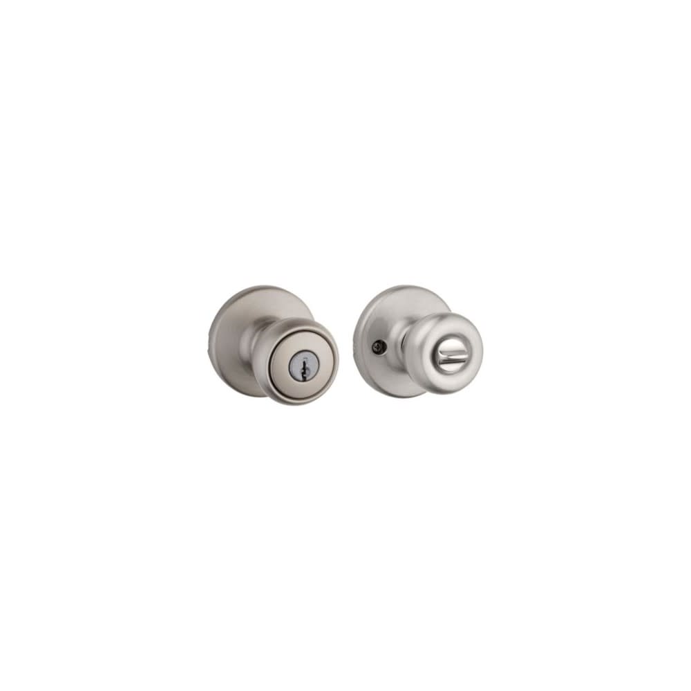 Satin Chrome Security Keyed Entry Exterior Tylo Lockset Knob