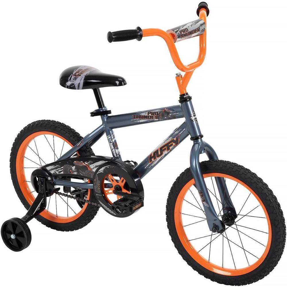 Huffy Pro Thunder 16 in. Charcoal Gray Boys' Bike 21800