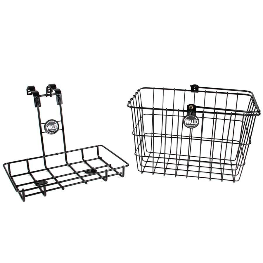 Wald 3339 Multi-fit Rack and Basket Combo: Gloss Black