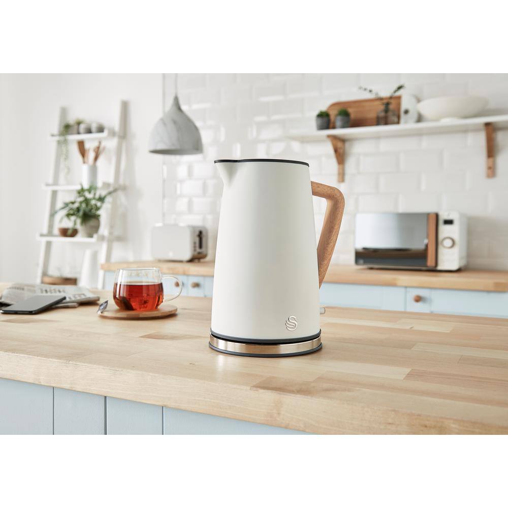 Nordic 1.7L Cordless Kettle - White SK14610WHTN