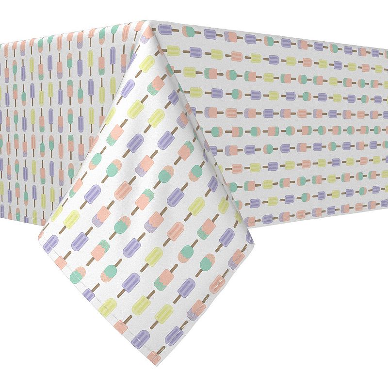 Square Tablecloth， 100% Polyester， 70x70， Pastel Pops