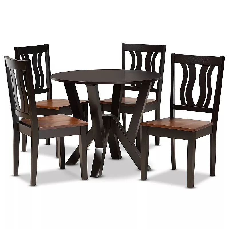 Baxton Studio Noelia Dining 5-piece Set