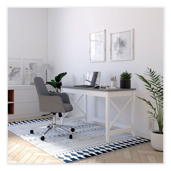 Workspace by Alera Mid-Century Task Chair， Supports Up to 275 lb， 18.9