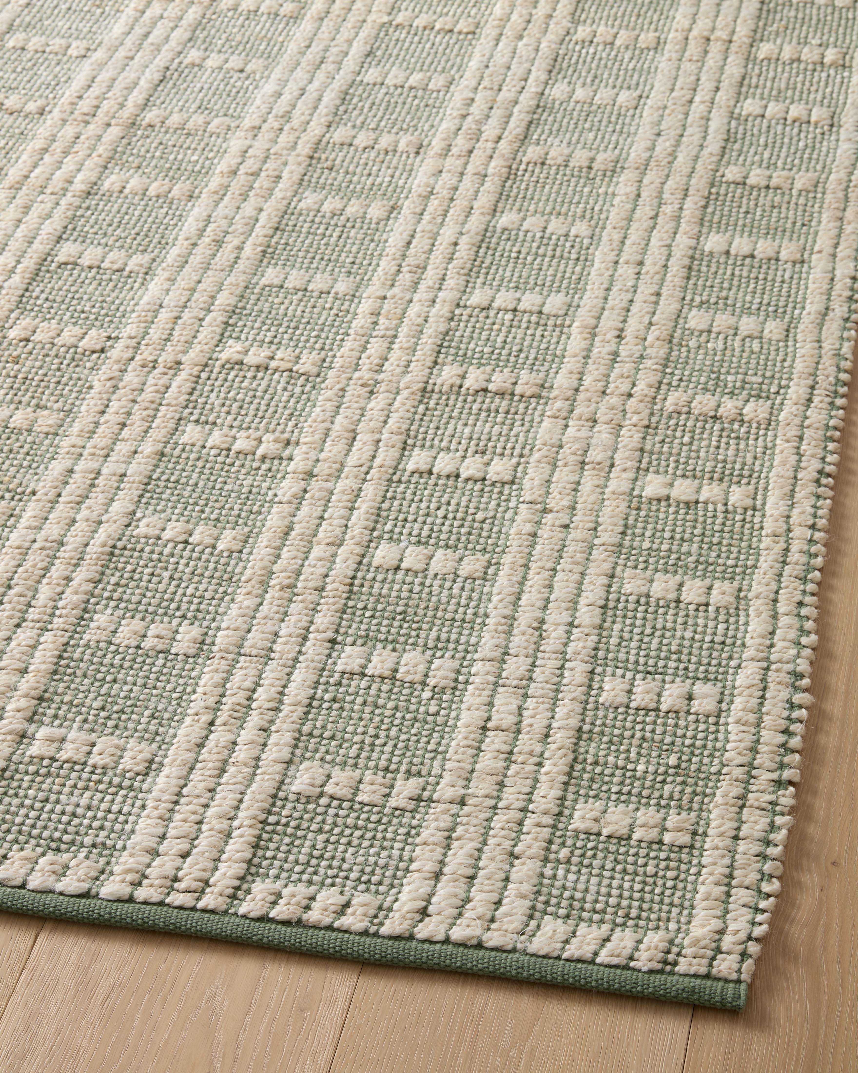 Colton Hand Woven Ivory/Sage Rug