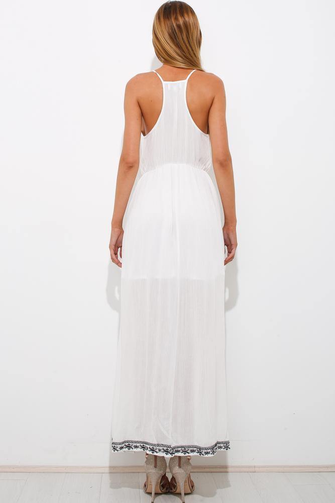 Long Lost Summer Maxi Dress White